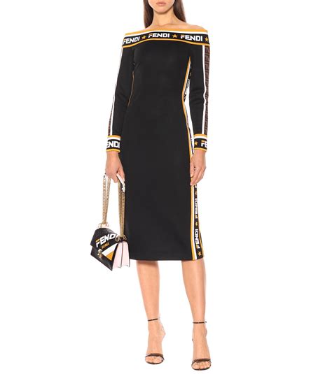 fendi black dress 2018|black fendi sweater.